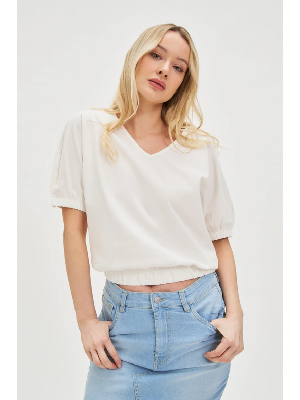 Moodo T-shirt bianca donna Moodo