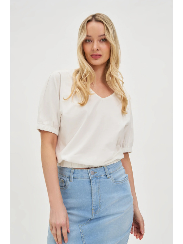 Moodo T-shirt bianca donna Moodo