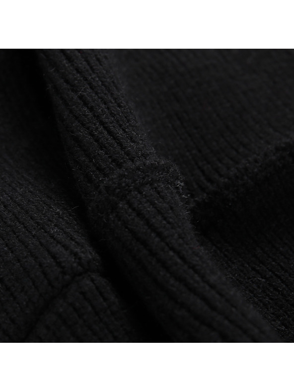 ALPINE PRO Knitted Circular Scarf ALPINE PRO EUKENE black