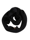ALPINE PRO Knitted Circular Scarf ALPINE PRO EUKENE black
