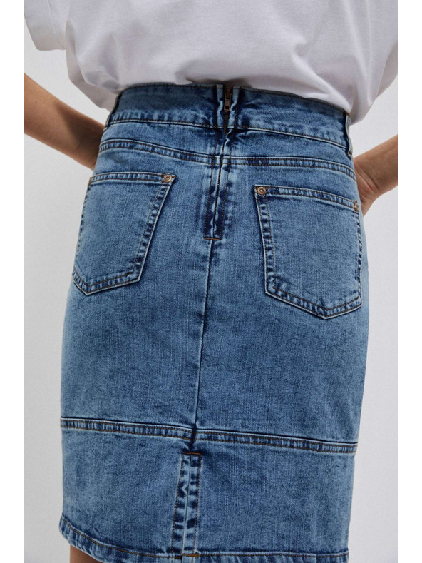 Moodo Gonna di jeans blu da donna Moodo