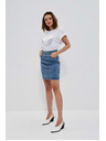 Moodo Gonna di jeans blu da donna Moodo