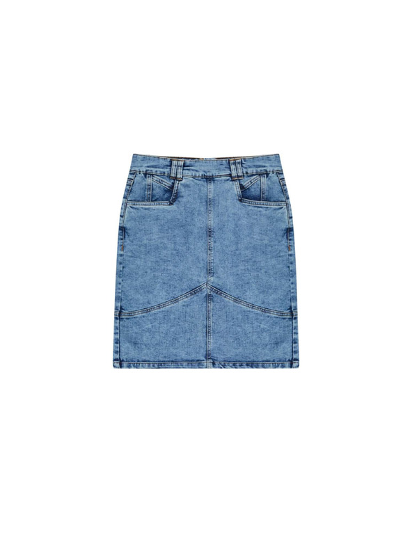 Moodo Gonna di jeans blu da donna Moodo