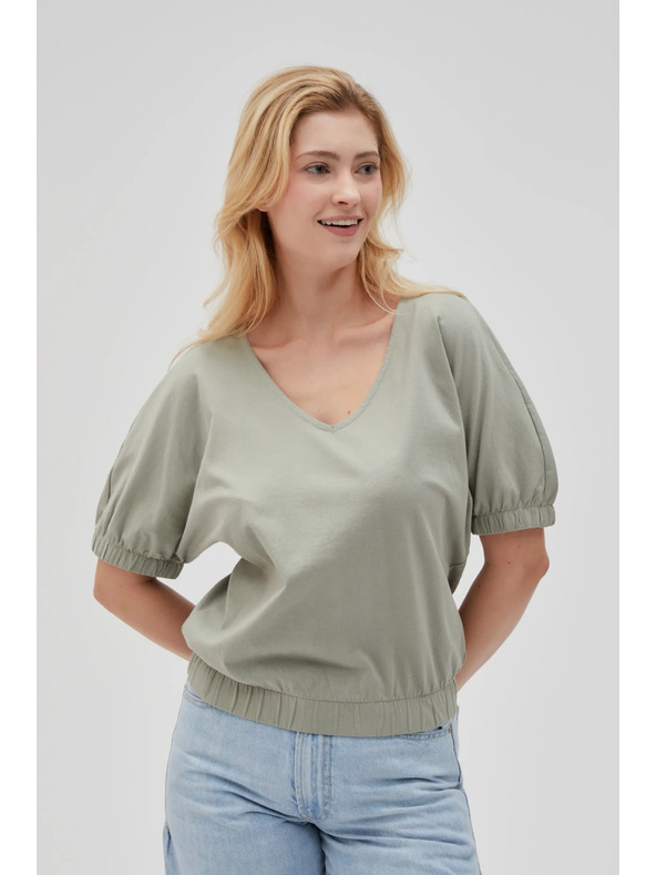 Moodo T-shirt verde da donna Moodo