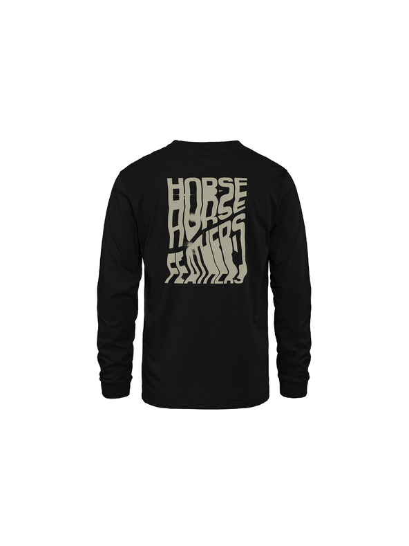 Horsefeathers T-shirt nera da uomo HORSEFEATHERS