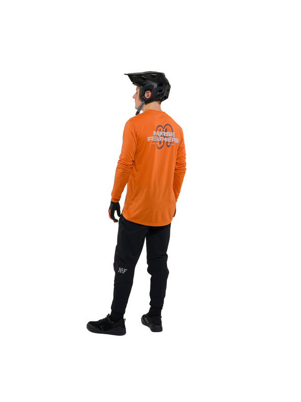 Horsefeathers Bike t-shirt Fury orange HORSEFEATHERS