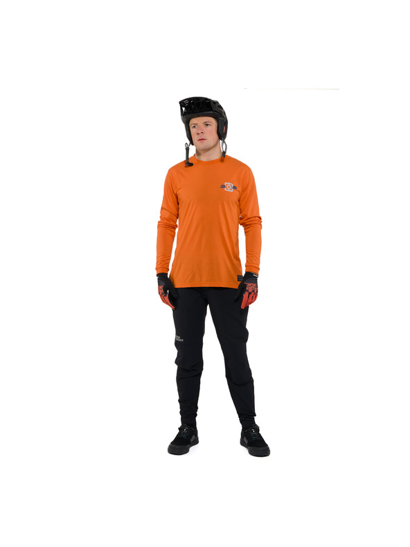 Horsefeathers Bike t-shirt Fury orange HORSEFEATHERS