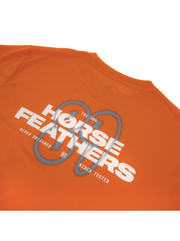 Horsefeathers Bike t-shirt Fury orange HORSEFEATHERS