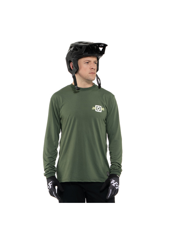 Horsefeathers Bike t-shirt Fury green HORSEFEATHERS