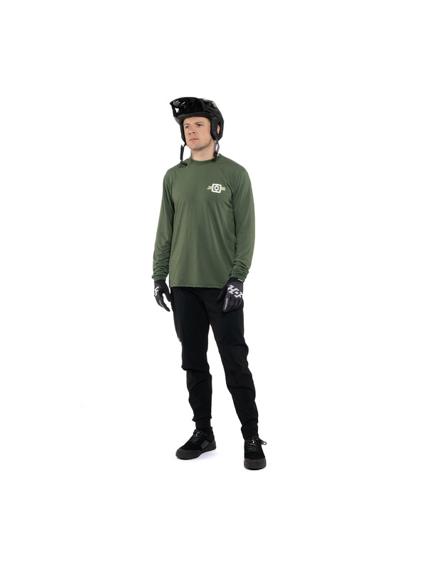 Horsefeathers Bike t-shirt Fury green HORSEFEATHERS