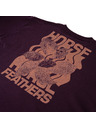 Horsefeathers Qiana hoodie burgundy HORSEFEATHERS