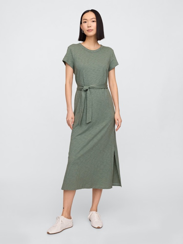 GAP Midi dress with belt GAP