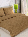 Kvalitex Biancheria da letto francese in cotone DELUX 200x200, 70x90cm MERIT oro