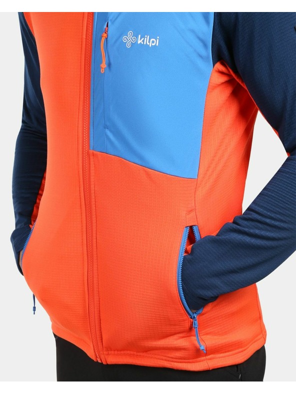 Kilpi Felpa in pile da uomo Kilpi SEVELEN-M Arancione