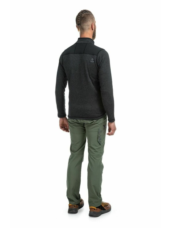 Kilpi Maglione con zip integrale da uomo Kilpi REGIN-M Grigio scuro