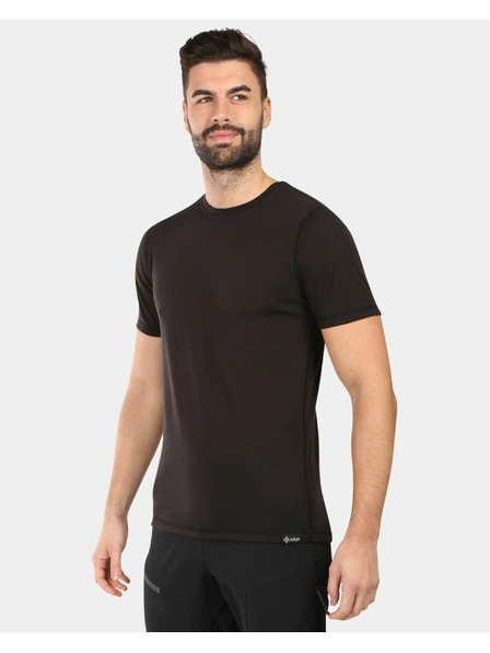Kilpi Maglietta in lana merino da uomo Kilpi SLOPER-M Nero