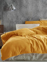 Kvalitex Biancheria da letto in mussola estesa 140x220, 70x90cm giallo Kvalitex