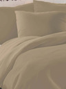 Kvalitex Biancheria da letto francese in raso LUXURY COLLECTION 1+2, 220x200, 70x90cm beige
