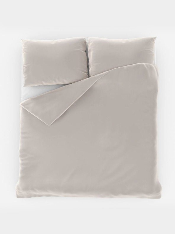 Kvalitex Luxury Collection Extended Satin Bedding Set 140x220, 70x90cm white