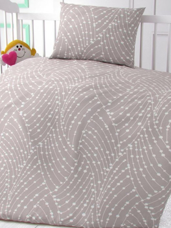 Kvalitex Lettino in cotone grigio Astra