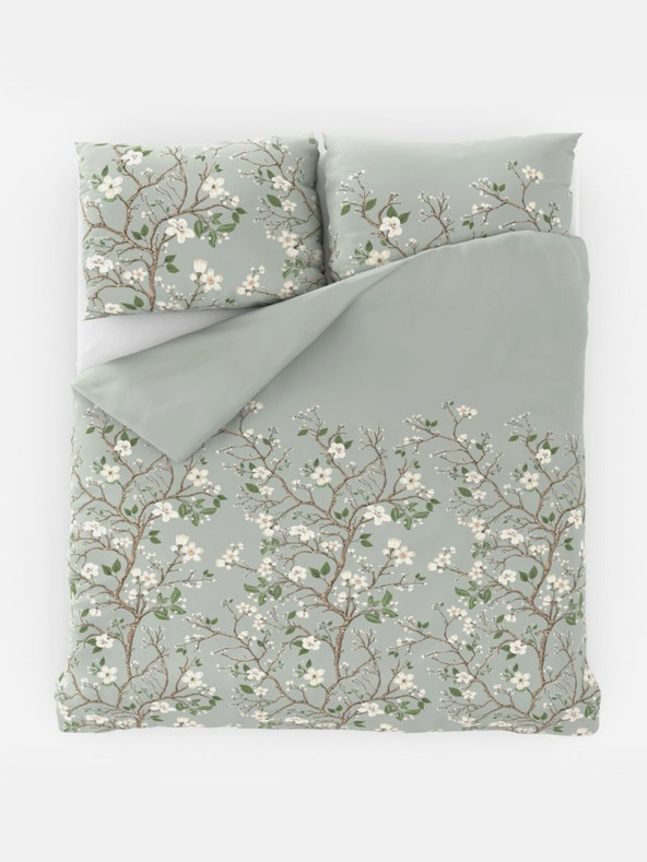 Kvalitex Satin French Bedding LUXURY COLLECTION 1+2, 240x200, 70x90cm JARO green