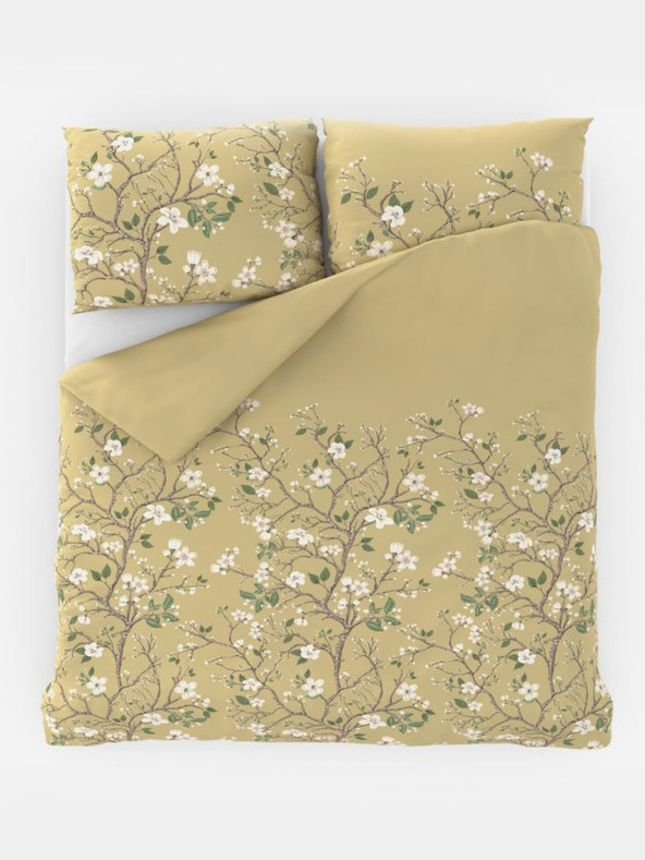 Kvalitex Lino francese satinato LUXURY COLLECTION 1+2, 220x200, 70x90cm SPRING oro