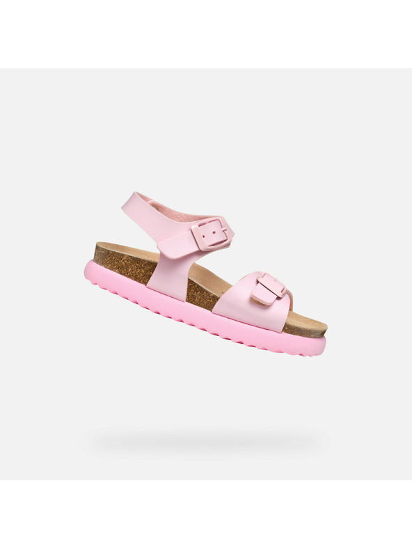 Geox Sandali rosa da ragazza Geox Sandalubblebow