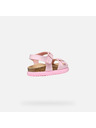 Geox Sandali rosa da ragazza Geox Sandalubblebow