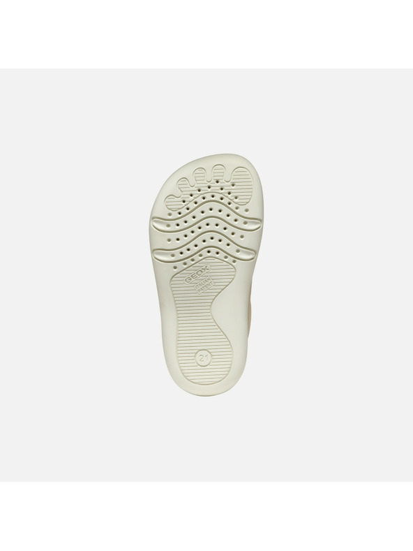 Geox Sneakers barefoot color crema per ragazze Geox Steppieup