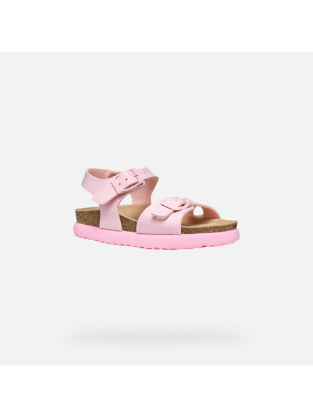 Geox Sandali rosa da ragazza Geox Sandalubblebow