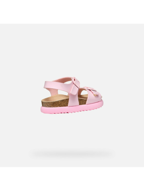 Geox Sandali rosa da ragazza Geox Sandalubblebow