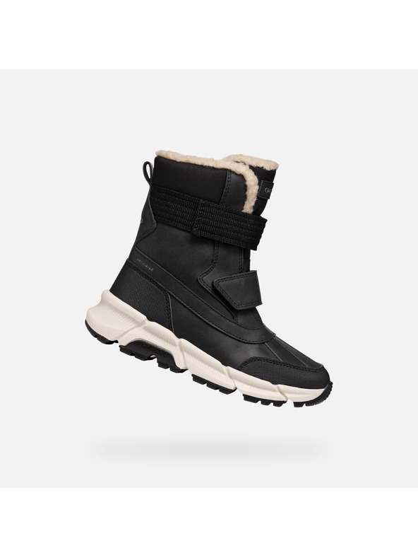 Geox Nero Ragazzi Stivaletti Geox Flexyper Plus