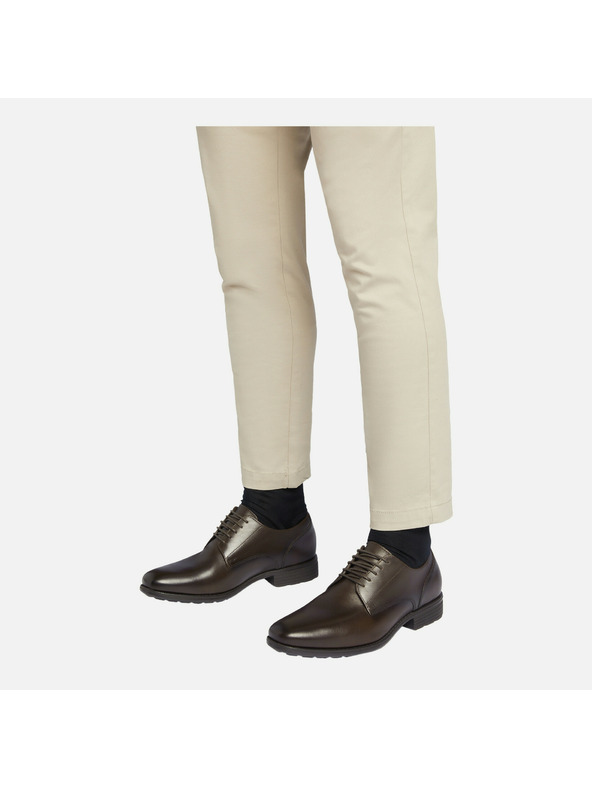 Geox Scarpe eleganti marroni da uomo Geox Walk Pleasure F