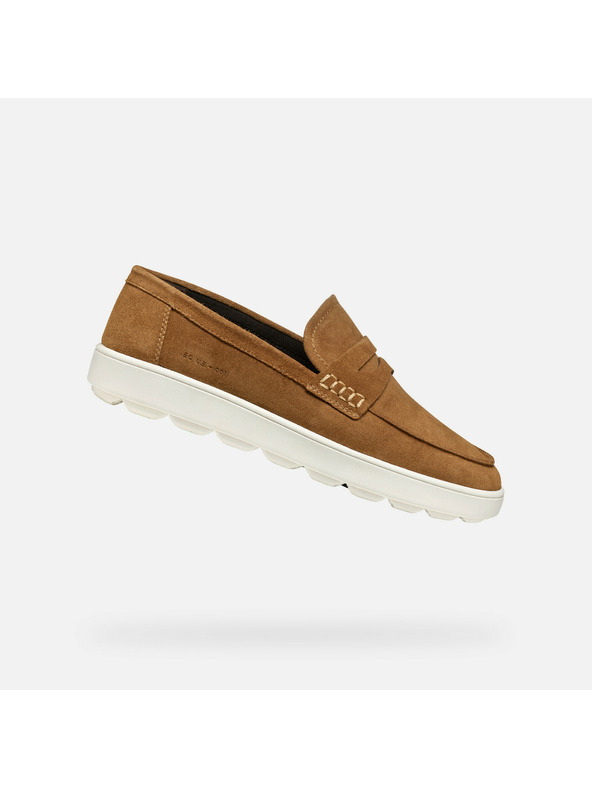 Geox Mocassini marroni chiari da uomo Geox Spherica ECUB-1