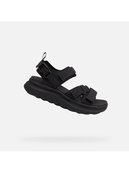 Geox Sandali neri da uomo Geox Spherica Actif X S