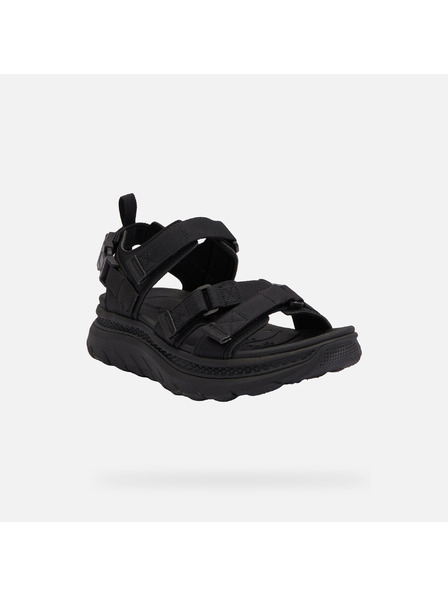Geox Sandali neri da uomo Geox Spherica Actif X S