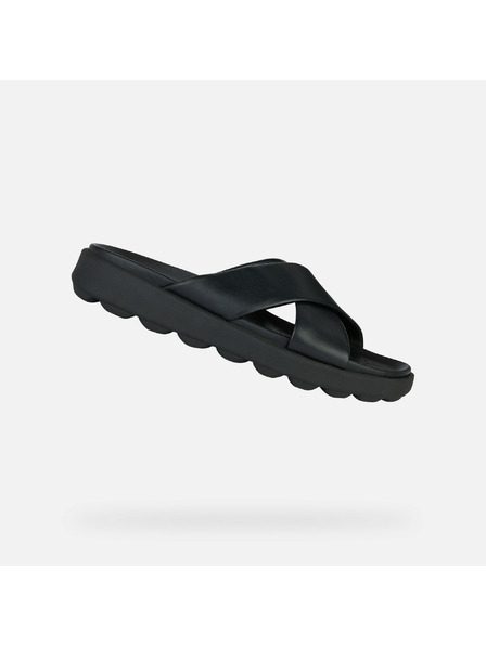 Geox Pantofole nere da uomo Geox Spherica Ec6