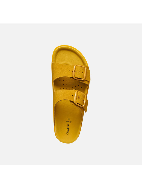 Geox Pantofole gialle da donna Geox Sandybett