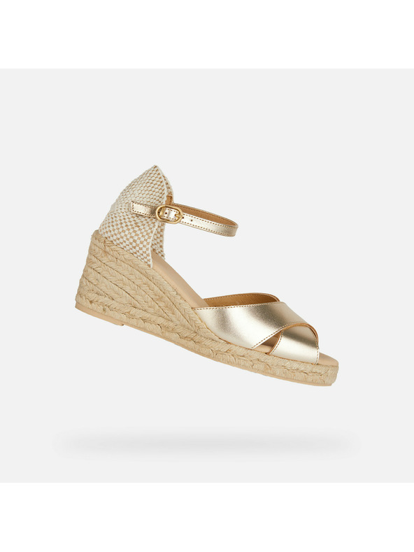 Geox Sandali dorati da donna Geox Gelsa Low