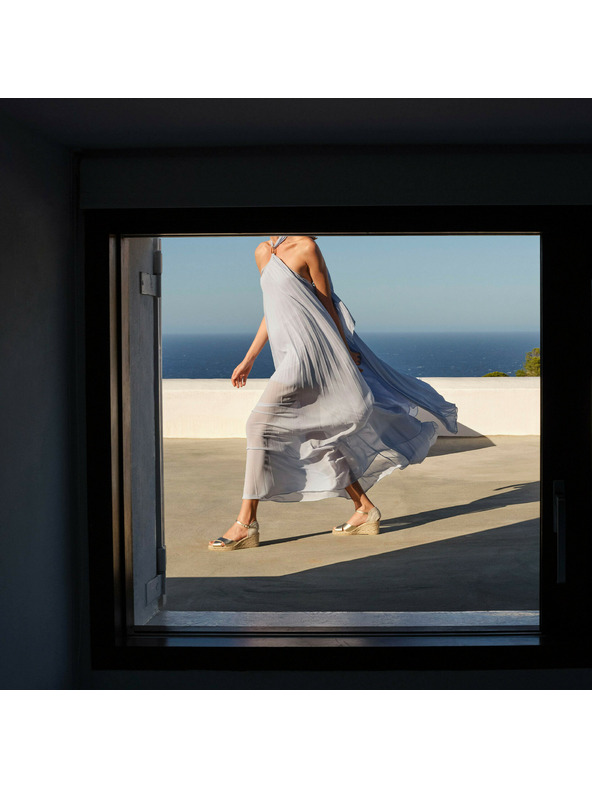 Geox Sandali dorati da donna Geox Gelsa Low