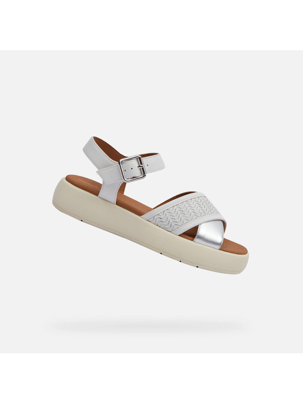 Geox Sandali bianchi da donna Geox Camalei