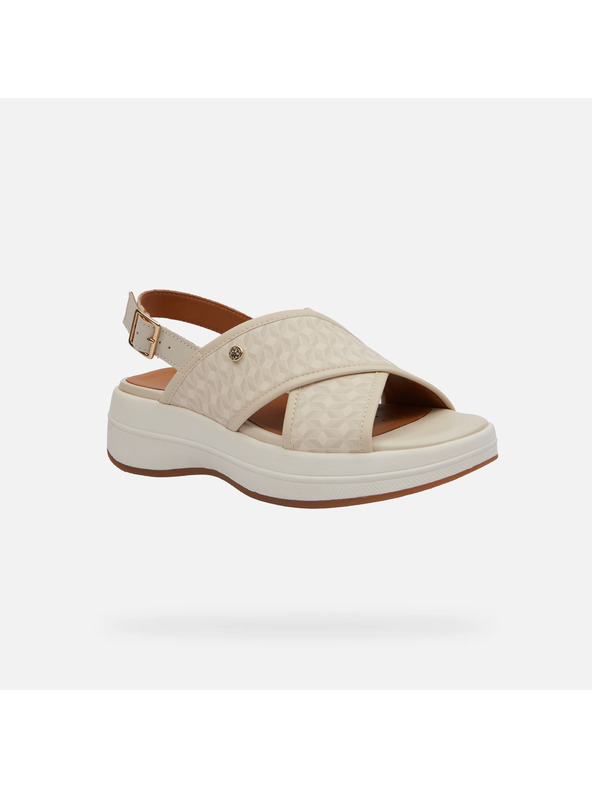Geox Sandali color crema da donna Geox Spherica Ecub-3 S