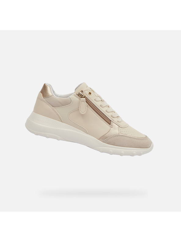 Geox Sneakers color crema da donna Geox Alleniee