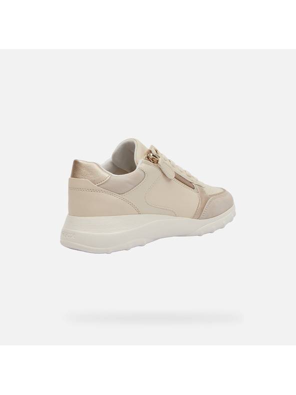 Geox Sneakers color crema da donna Geox Alleniee