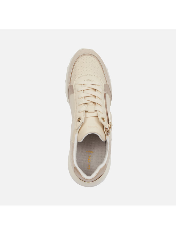 Geox Sneakers color crema da donna Geox Alleniee