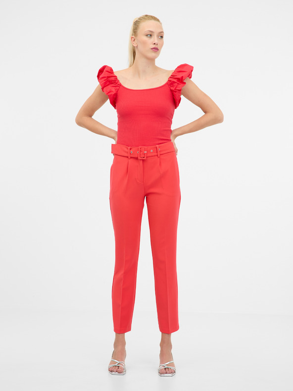 Orsay Pantaloni da donna rossi ORSAY