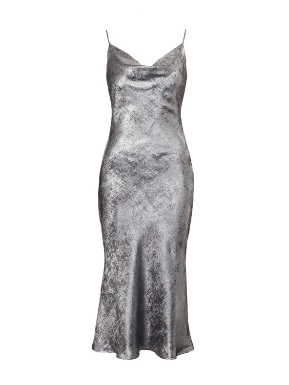 Orsay Vestito argento con spalline ORSAY