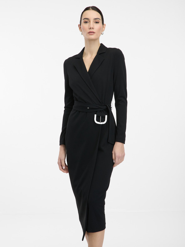 Orsay Abito midi nero da donna ORSAY