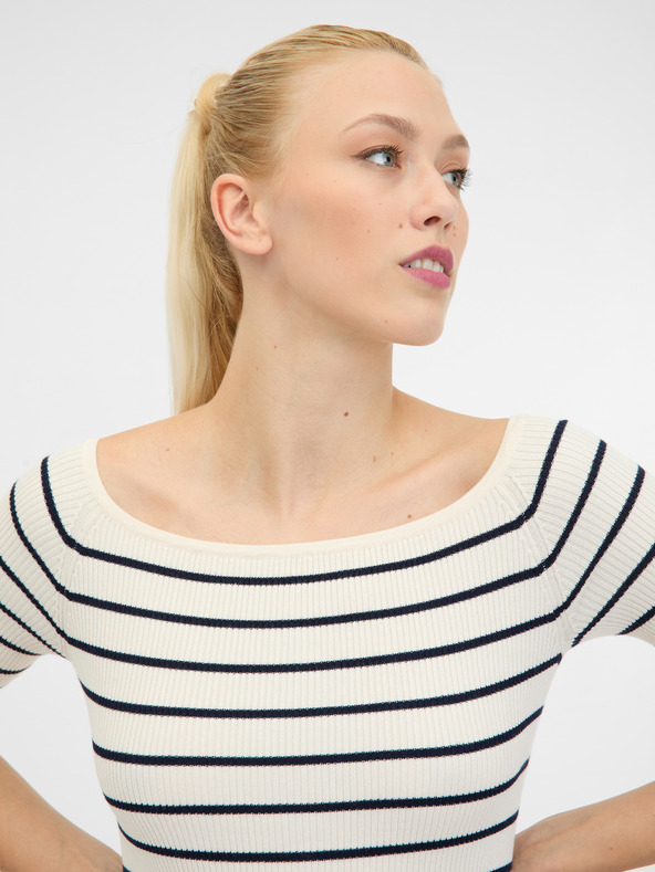 Orsay Abito midi da donna crema ORSAY