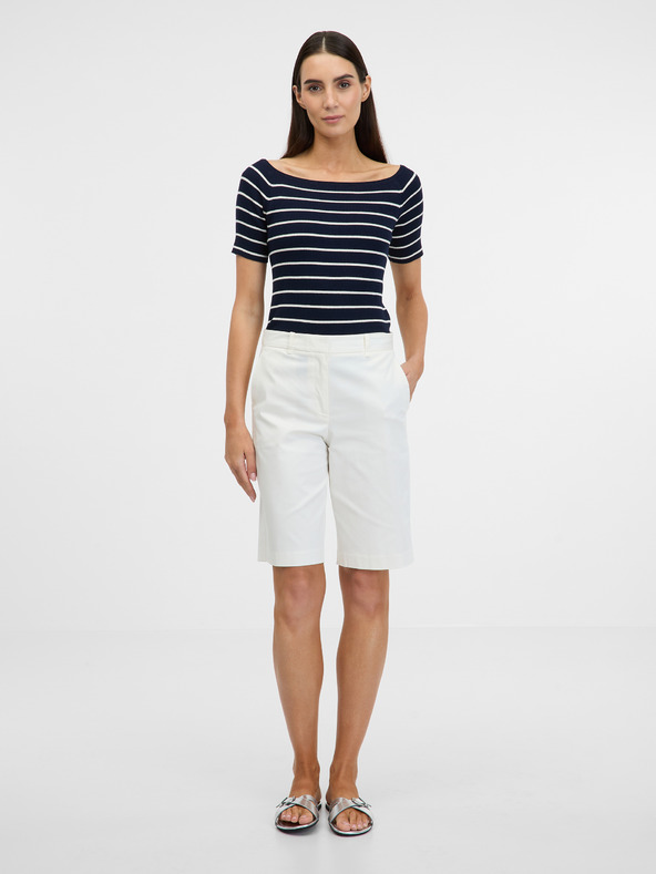 Orsay Maglietta blu scuro a maniche tre quarti da donna ORSAY